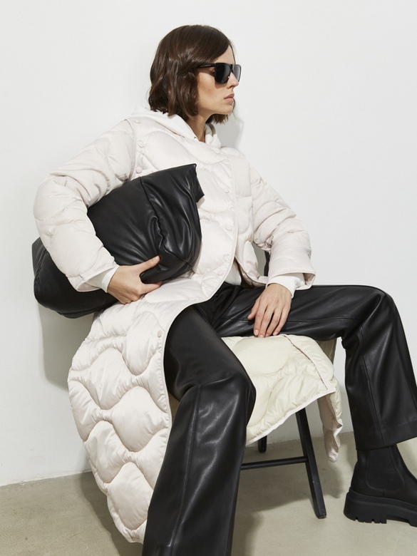 Пальто-трансформер цв. айвори арт.м-563