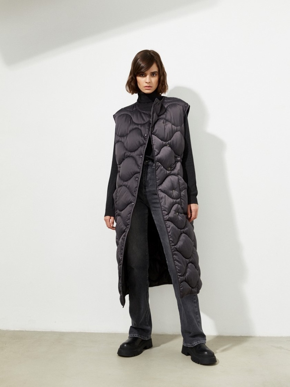 Пальто-трансформер цв. графит арт.м-563