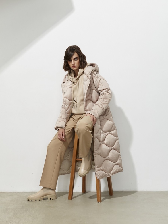 Пальто-трансформер цв. бежевый арт.м-563