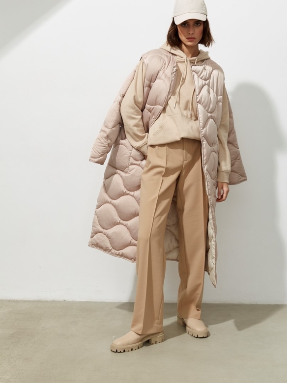 Пальто-трансформер цв. бежевый арт.м-563