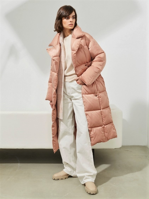 Пуховик цв. макарун арт.м-528