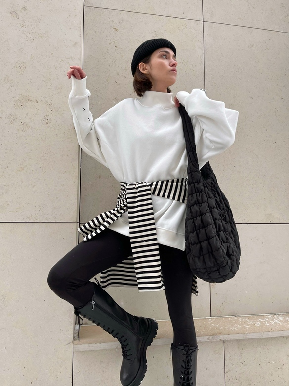 Свитшот цв. молочный арт. м-572