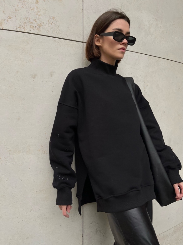 Свитшот цв. черный арт. м-572