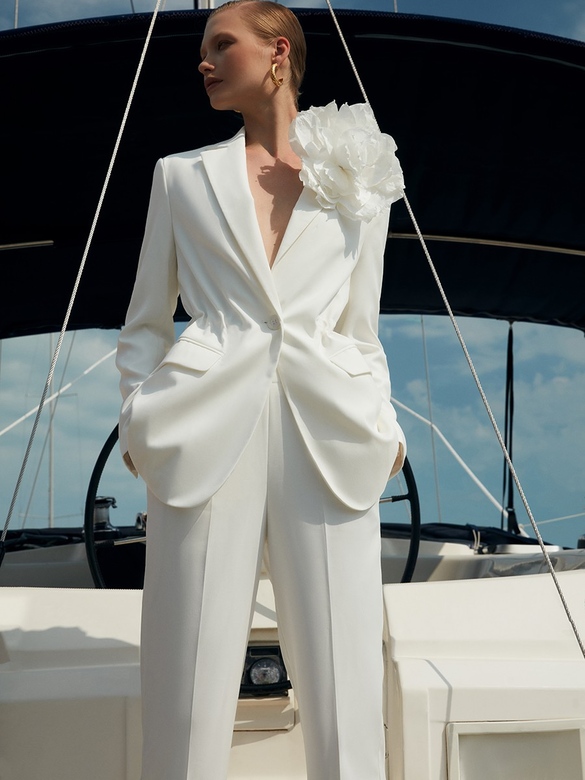 Жакет цв. молочный арт. м-577