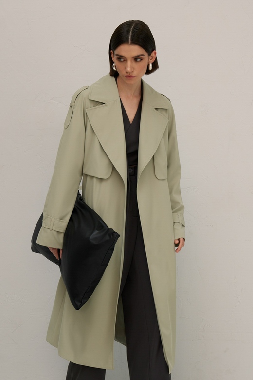 Тренчкот цв. полынь арт. м-537