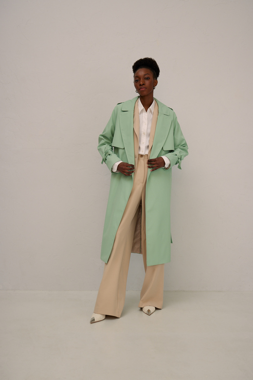 Плащ   Urban style васаби арт. м-432