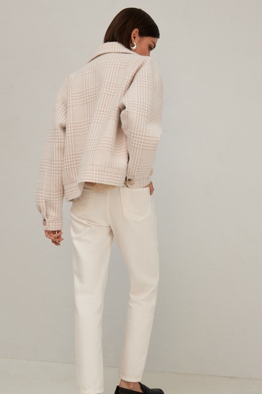 Джинсы цв. молочный арт. М-586