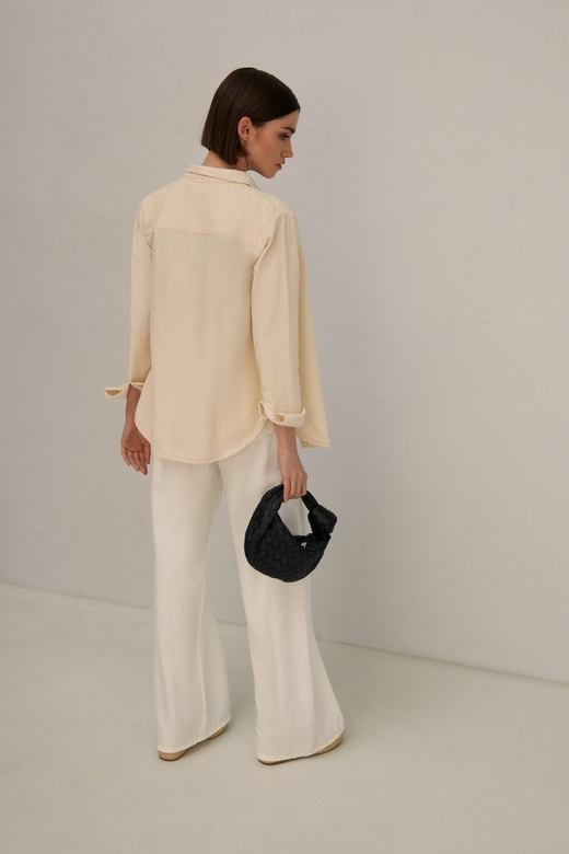 Джинсы цв. молочный арт. М-588