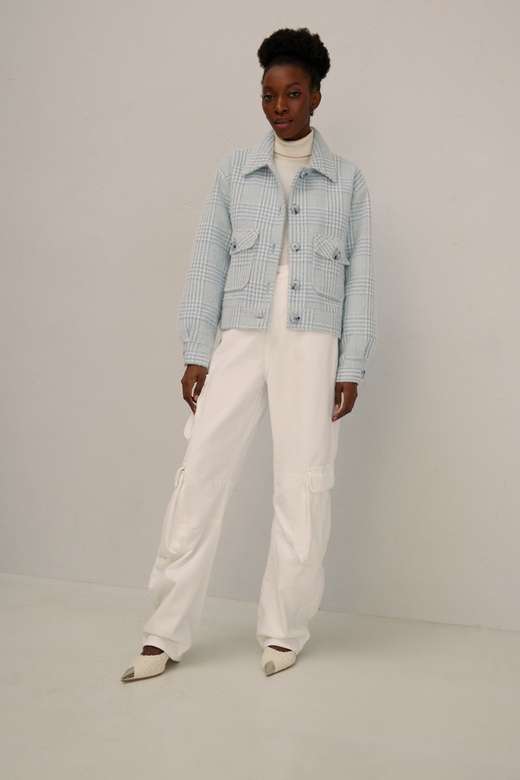 Джинсы цв. молочный арт. М-587