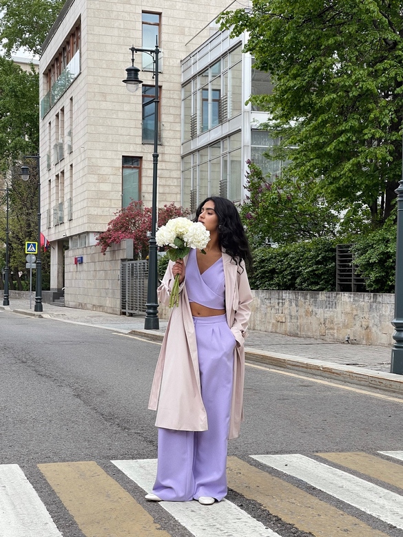 Плащ   Urban style пудра арт. м-432