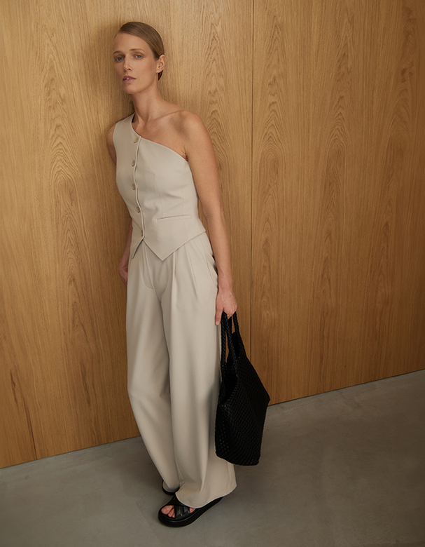 Брюки цв. светло-бежевый арт. м-596