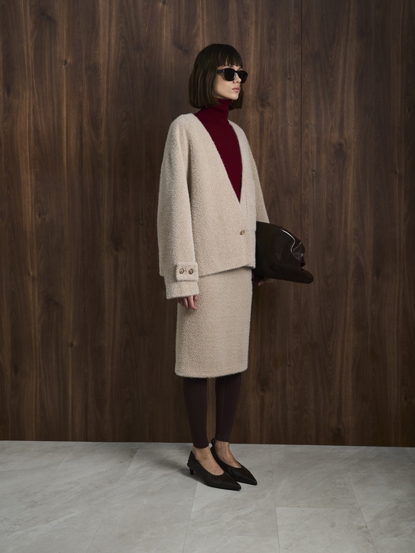 Жакет цв. елочка-капучино арт. м-605