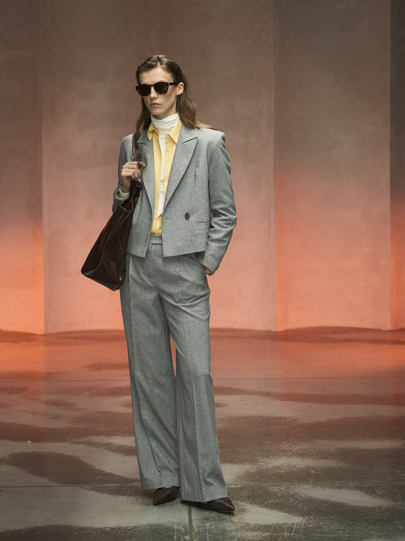 Жакет цв. елочка-серая арт. м-615