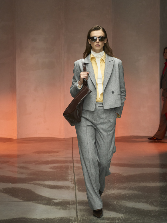 Жакет цв. елочка-серая арт. м-615