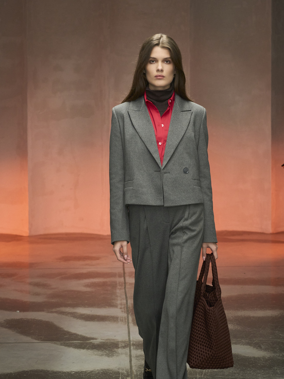 Брюки цв. асфальт арт. м-609