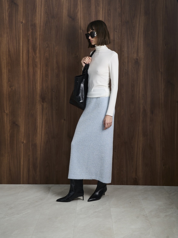 Юбка цв. елочка-голубая арт.м-616