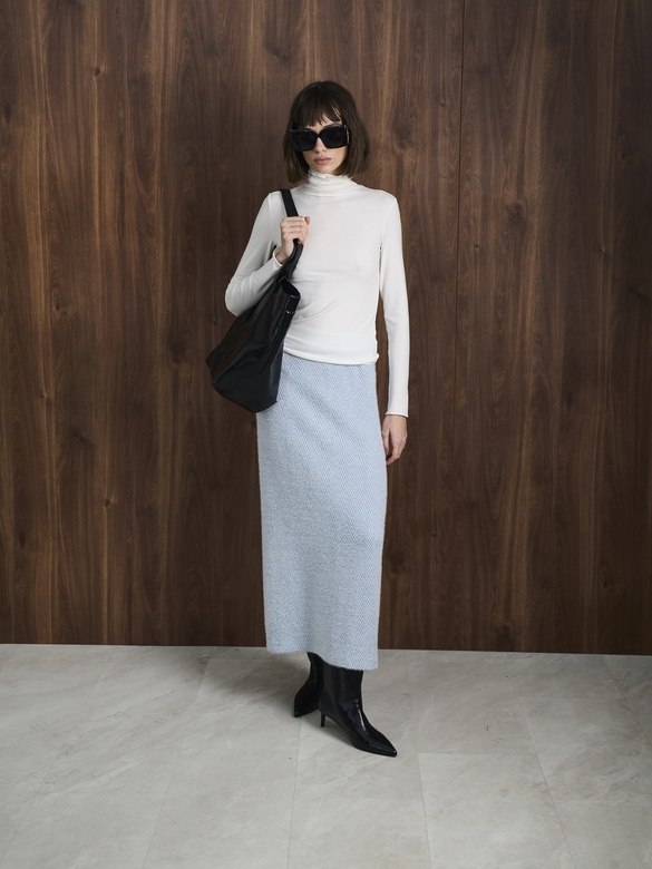 Юбка цв. елочка-голубая арт.м-616