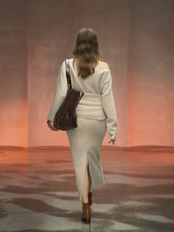 Юбка цв. елочка-капучино арт.м-616