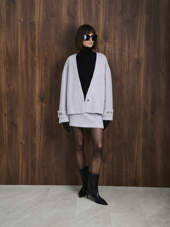 Юбка цв. елочка-лаванда арт.м-622