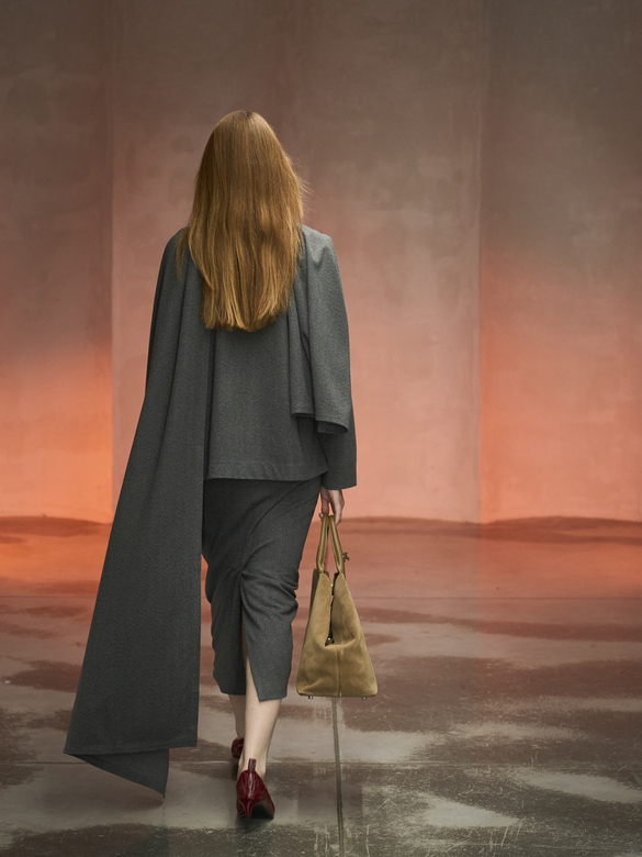 Палантин цв. асфальт арт.м-619