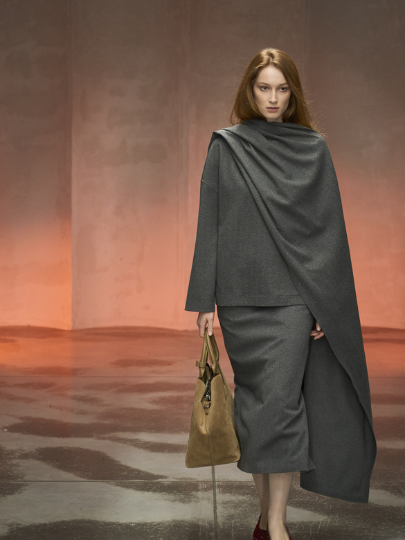 Палантин цв. асфальт арт.м-619