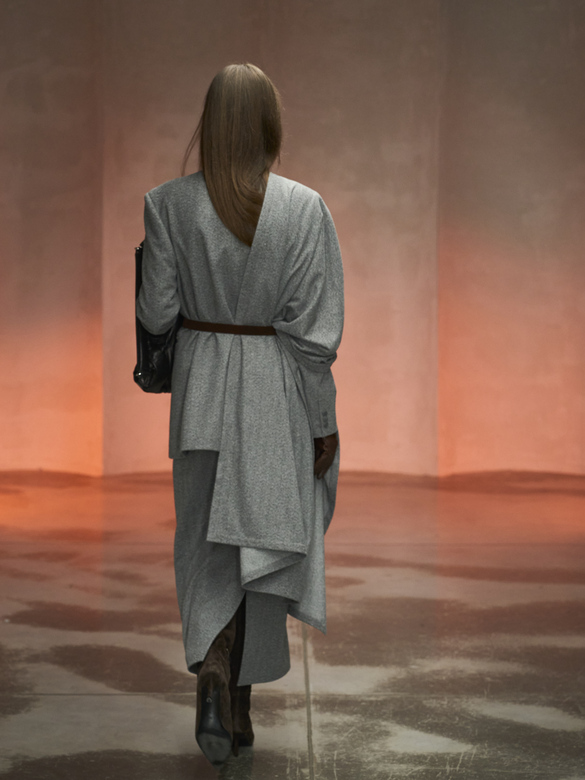 Палантин цв. серый арт.м-619