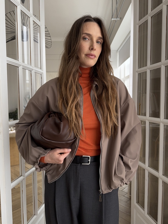 Ветровка цв. темно-бежевый арт. М-626