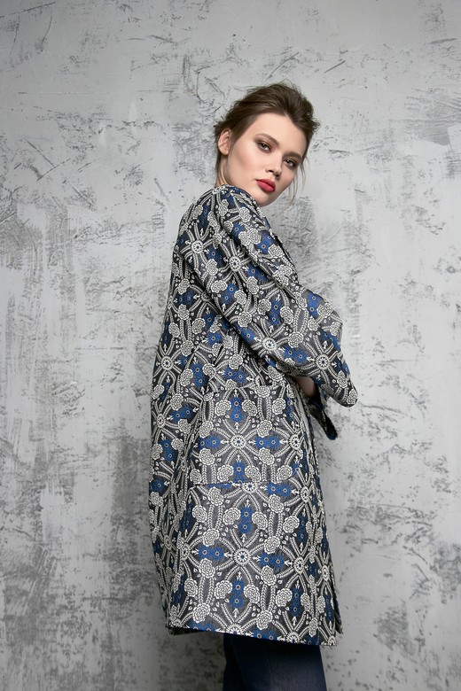 Плащ  Howlite серый  арт. м-431