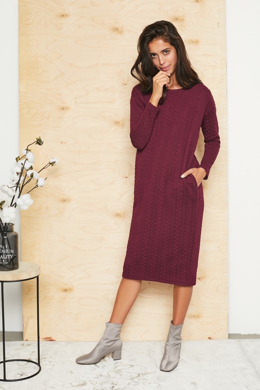 Платье   цв. вино  арт.м-442