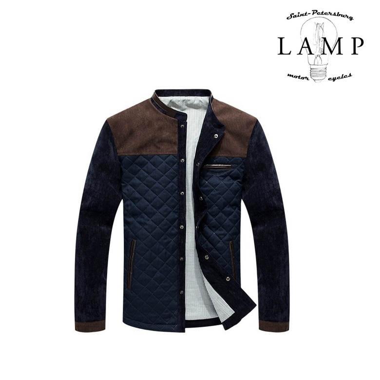 Suede rhombus jacket 140