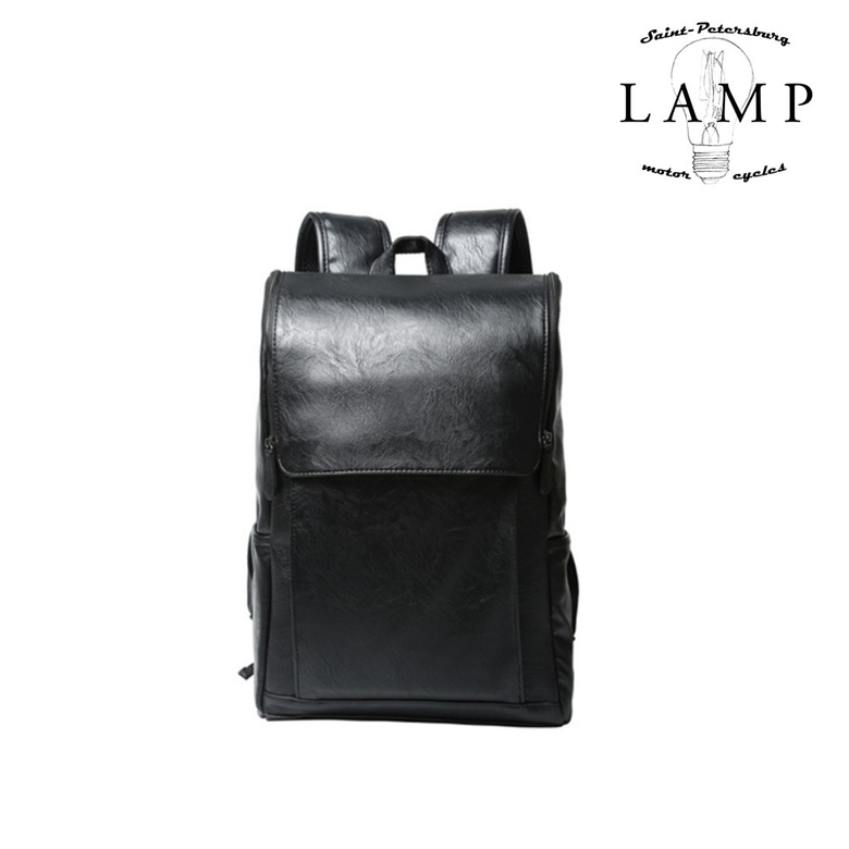Dark leather bag 1418