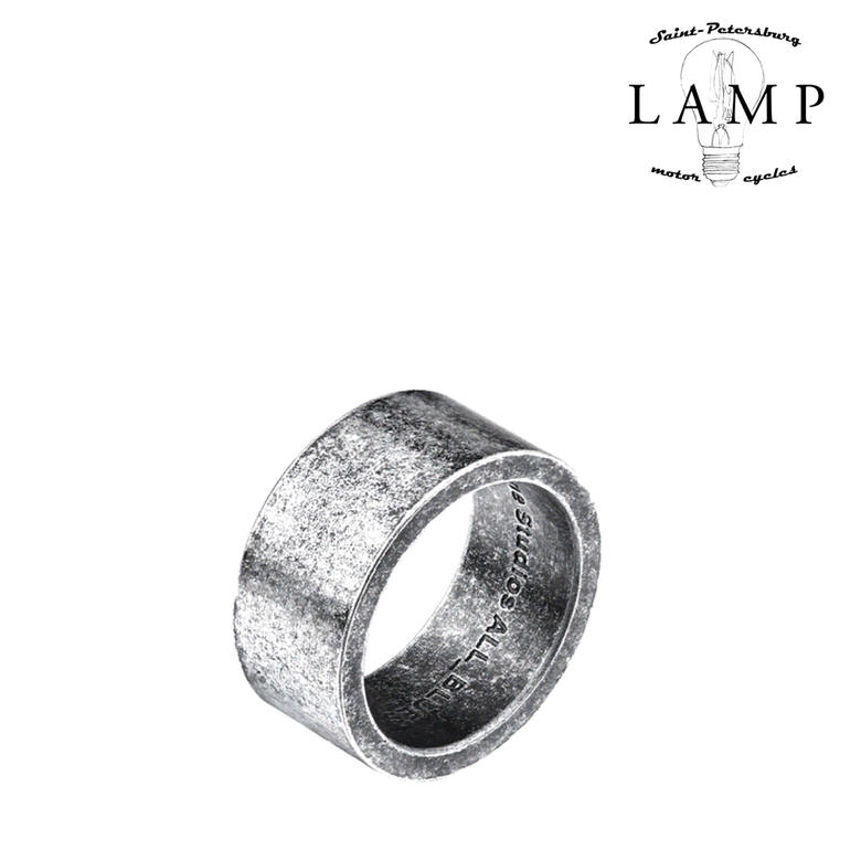 Silver shabby ring 9695