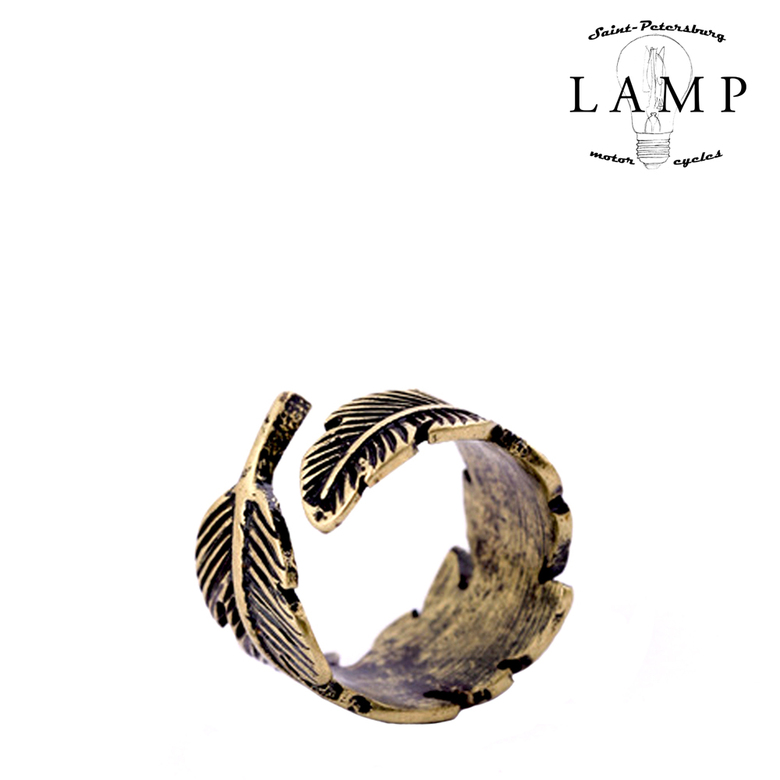 Leaf copper ring 6450