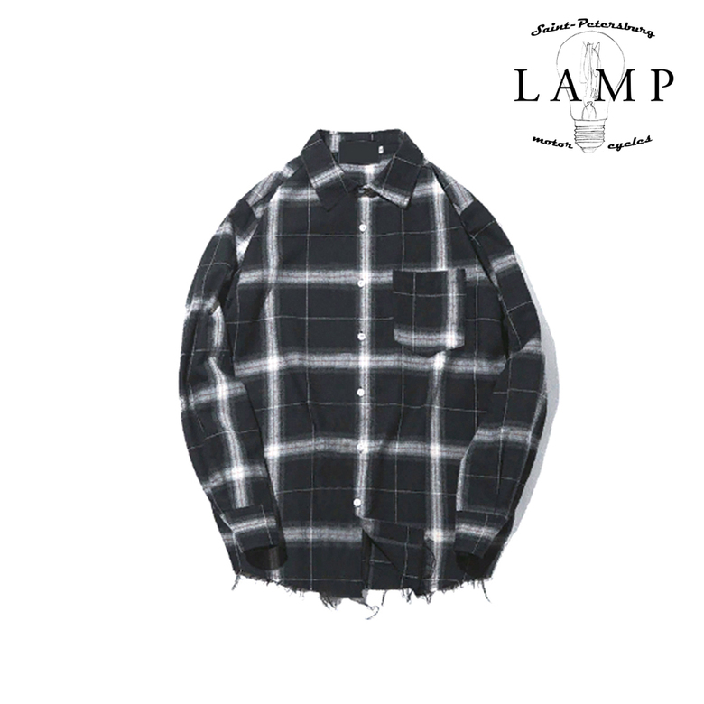 Black checkered shirt 3438