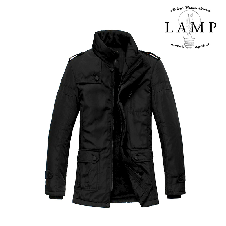 Black cowl jacket 8021