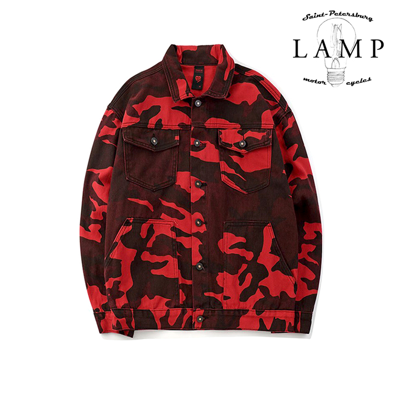 Red hakki jeans jacket 1109