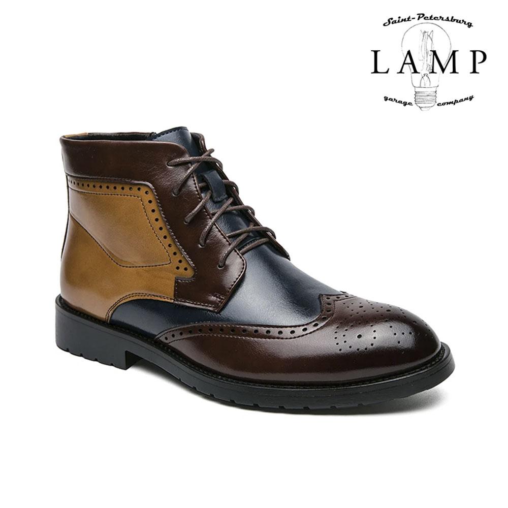 Colour brogue boots 9683