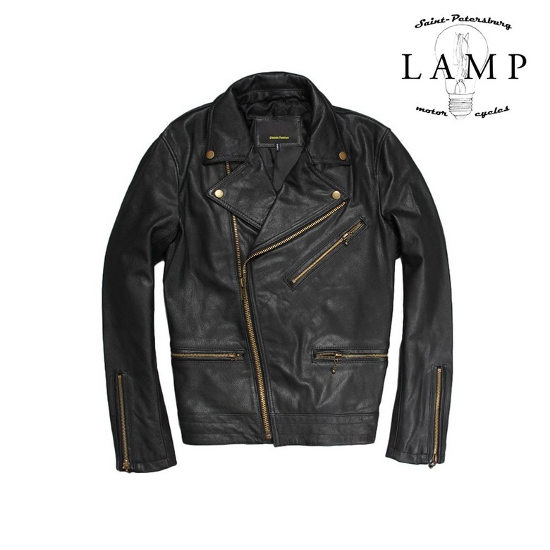Leather rock jacket 39741