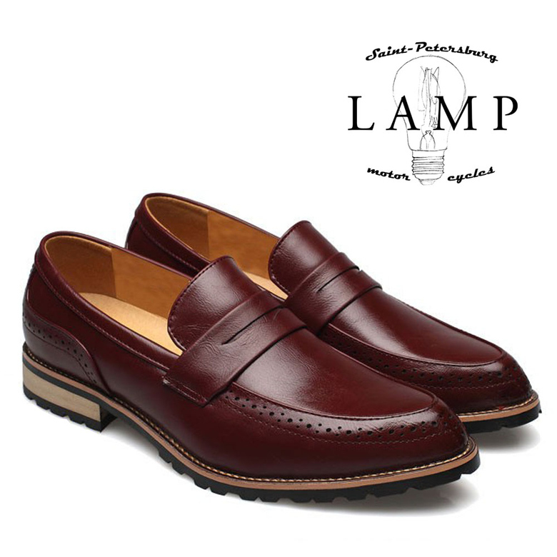 Leather loafers 44018