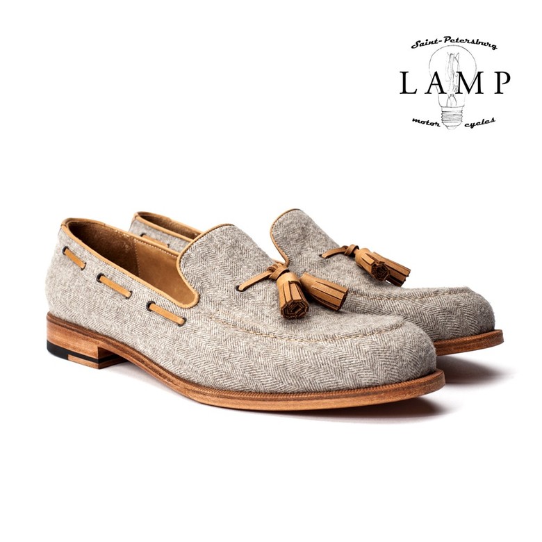 LOAFERS TWEED BEIGE