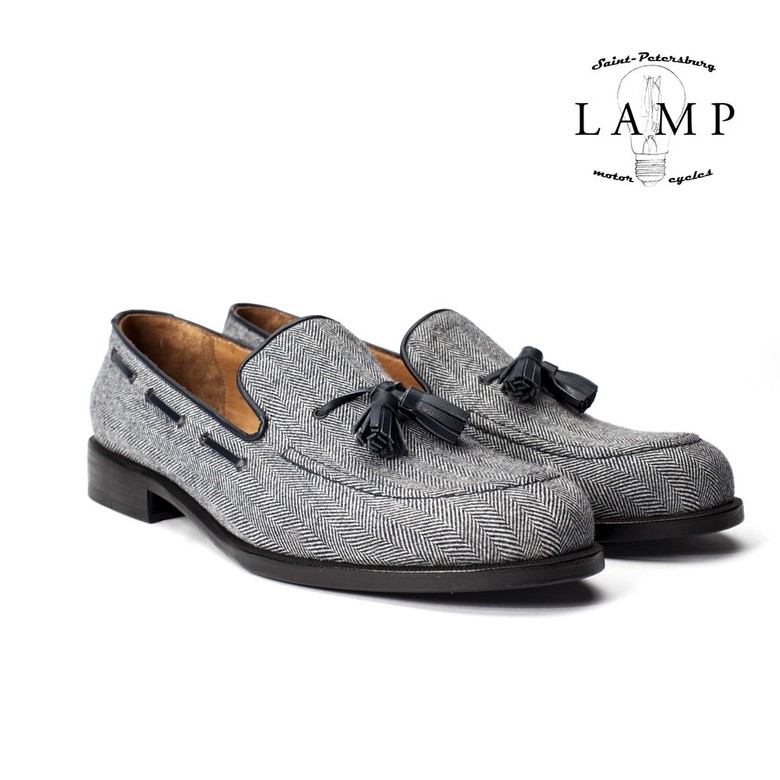 LOAFERS TWEED BLUE