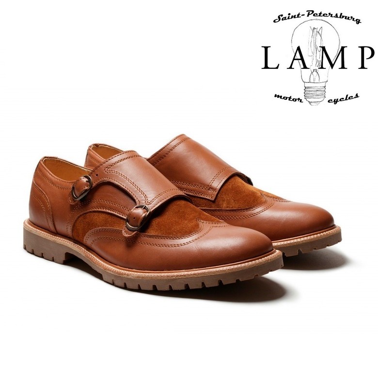 MONKI WINGTIP BROWN BOOTS 50693