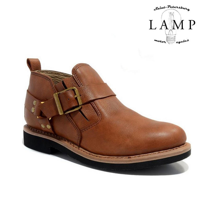 Moto chelsea boots BROWN 60856