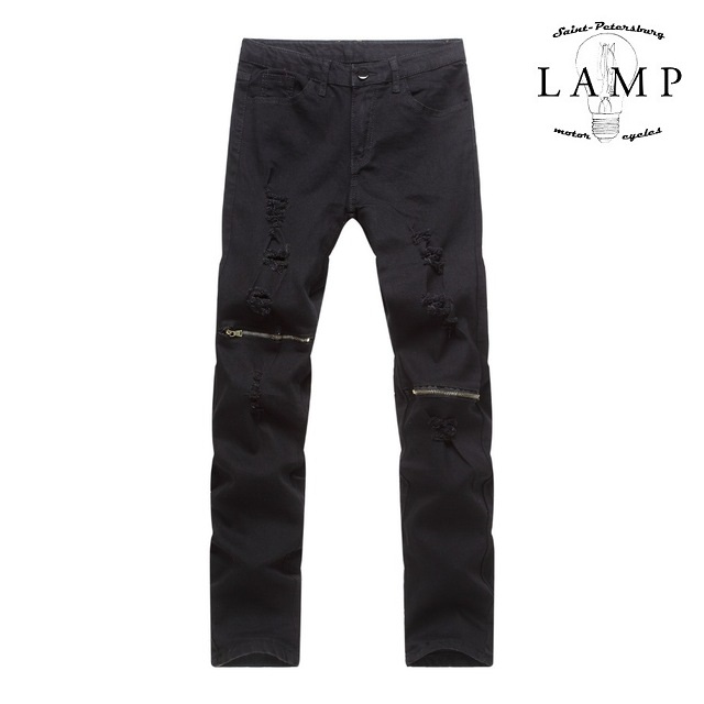 Black simple jeans 71361