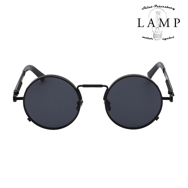 Circle glasses black 75640