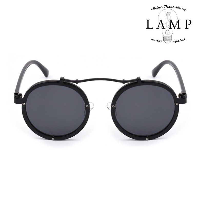 Oval glasses black 75640