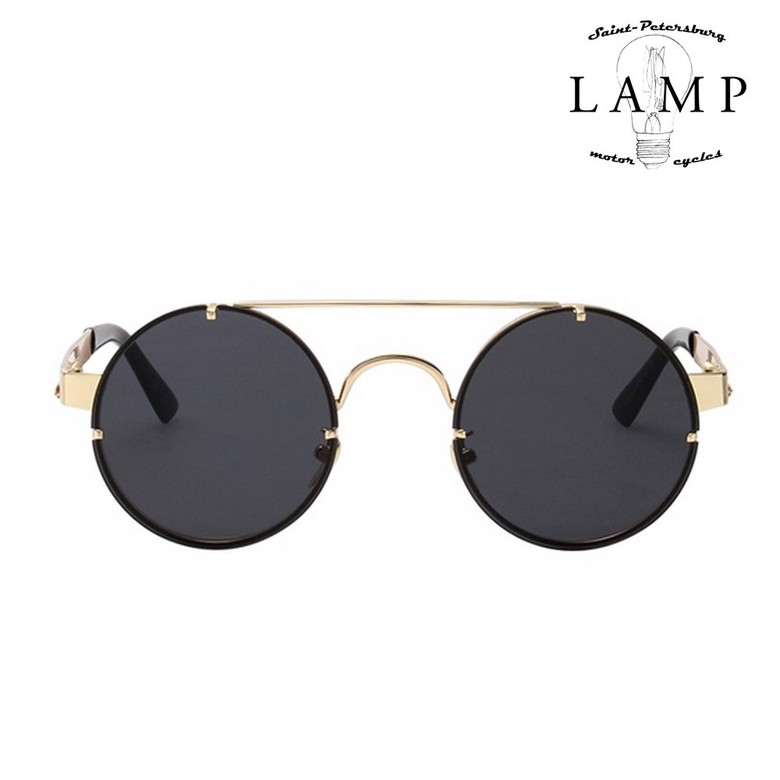 LAMP circle glasses gold 75640