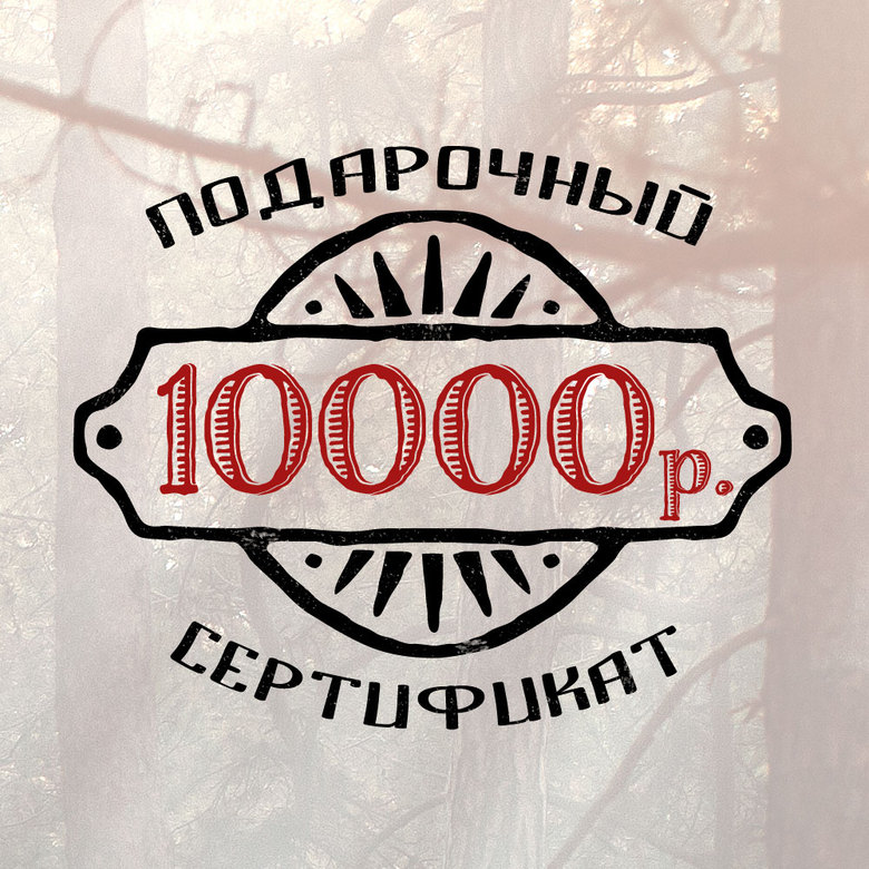 Подарочный сертификат на 10 000 ₽