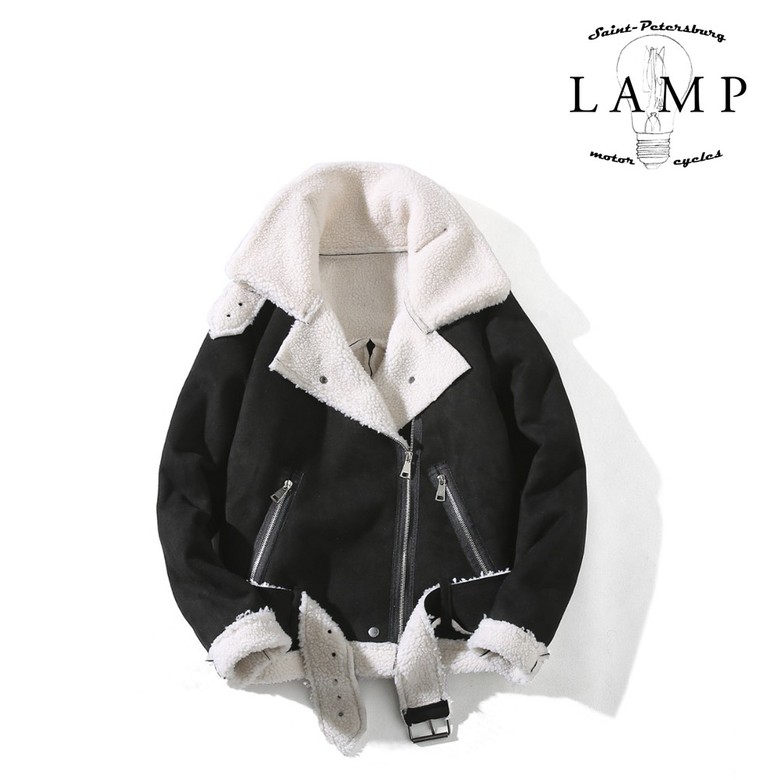 Black dark winter jacket 12664