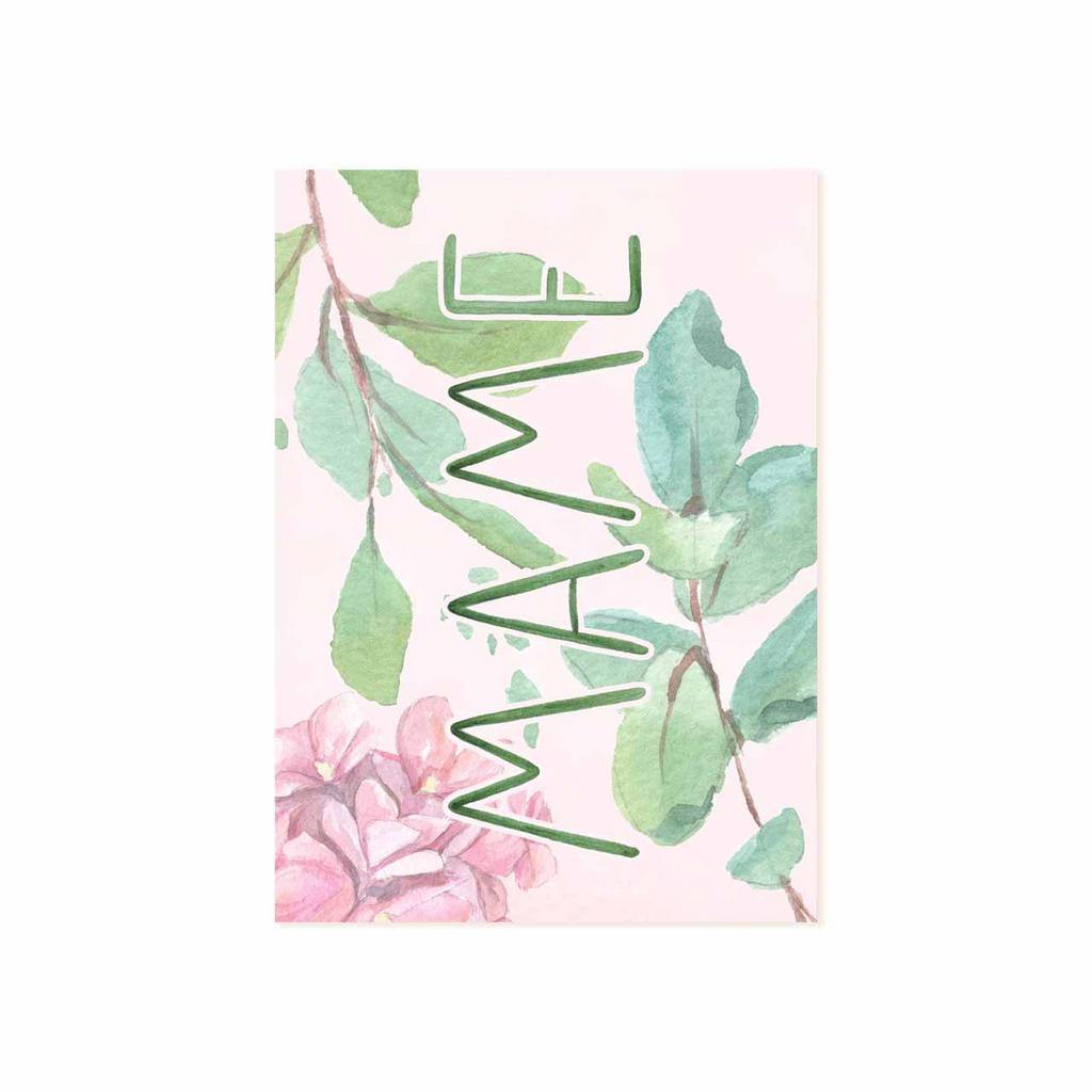 Мини-открытка "МАМЕ"